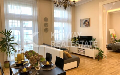 Budapest II. kerület eladó ház Gyönyörűen felújított nagypolgári lakás a Margit körúton 14