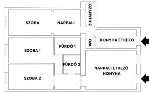 Budapest VIII. kerület eladó ház AIRBNB engedélyes 2db lakás ELADÓ 22