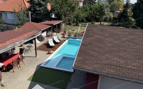 Budapest I. kerület eladó ház 190nm-es medencés, dupla garázsos családi ház eladó Érd központjában 10