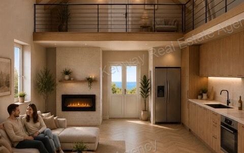 Balatonra panorámás kilátással Szentantalfán új építésú ingatlan eladó!