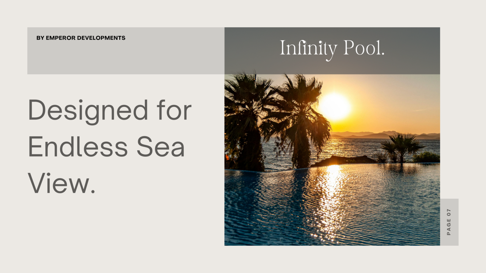 Infinity pool