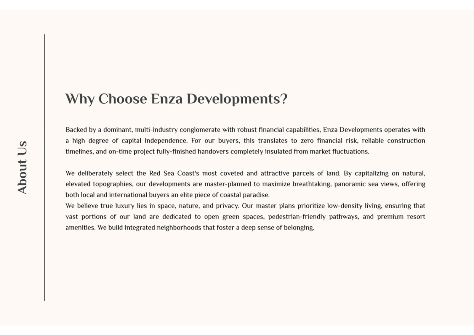 Miért válassza az Enza Developments projektjeit?